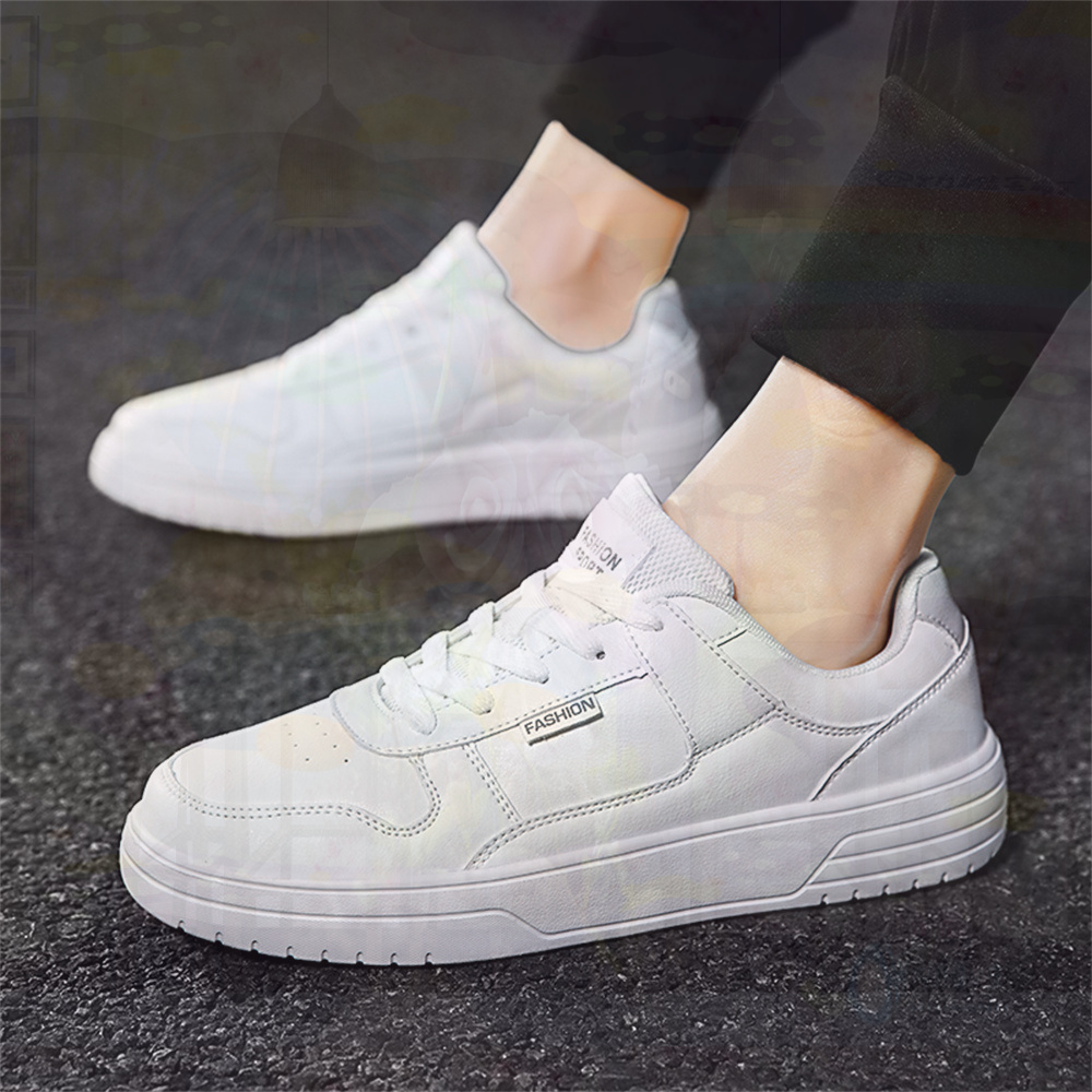 Luxury Lifestyle Outfit - With Ties PU Leather Shoes 41