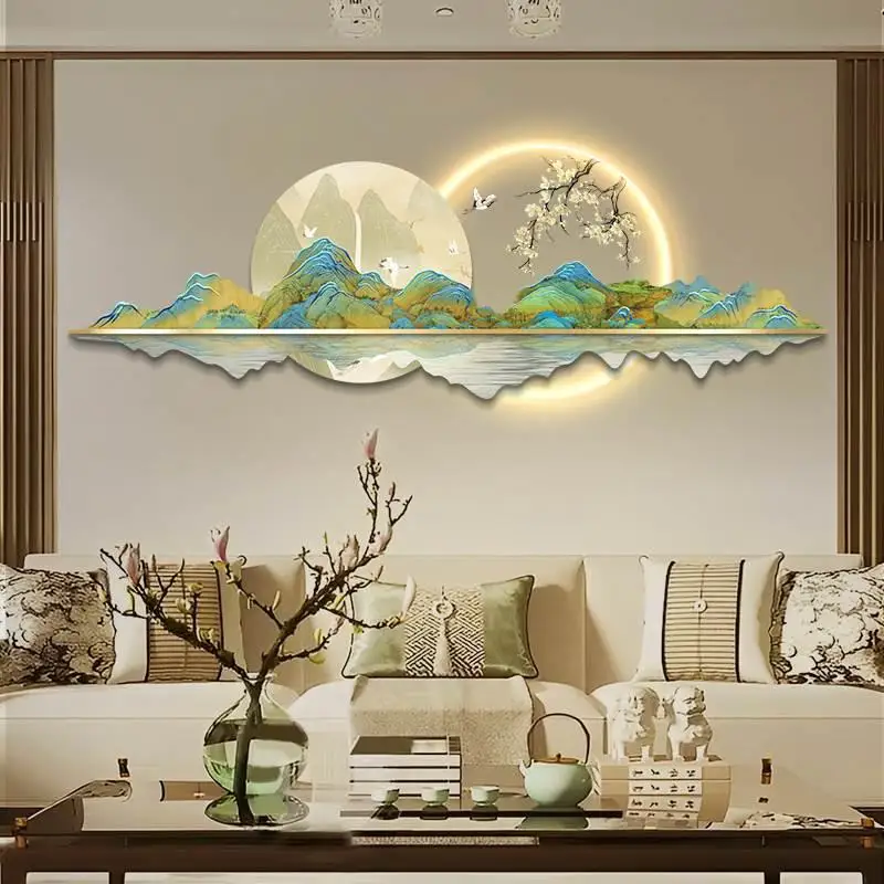 Luxury Lifestyle Living - Chinese Style Led Clock Wall Luxury