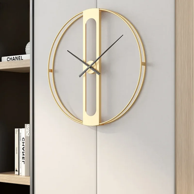Luxury Lifestyle Living - Minimalist Gold Wall Clocks Luxury Metal
