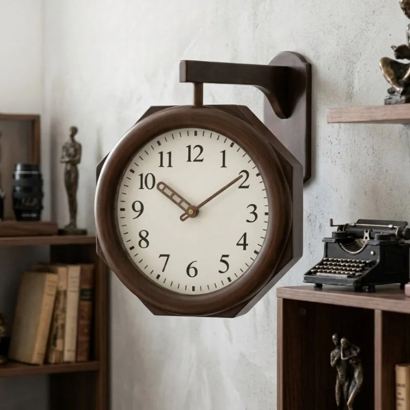 Luxury Lifestyle Furniture - Wooden Wall Clock Retro Luxury Hanging