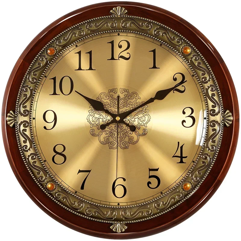Luxury Wood Wall Clock Metal R - Luxury Lifestyle Watches recension och pris