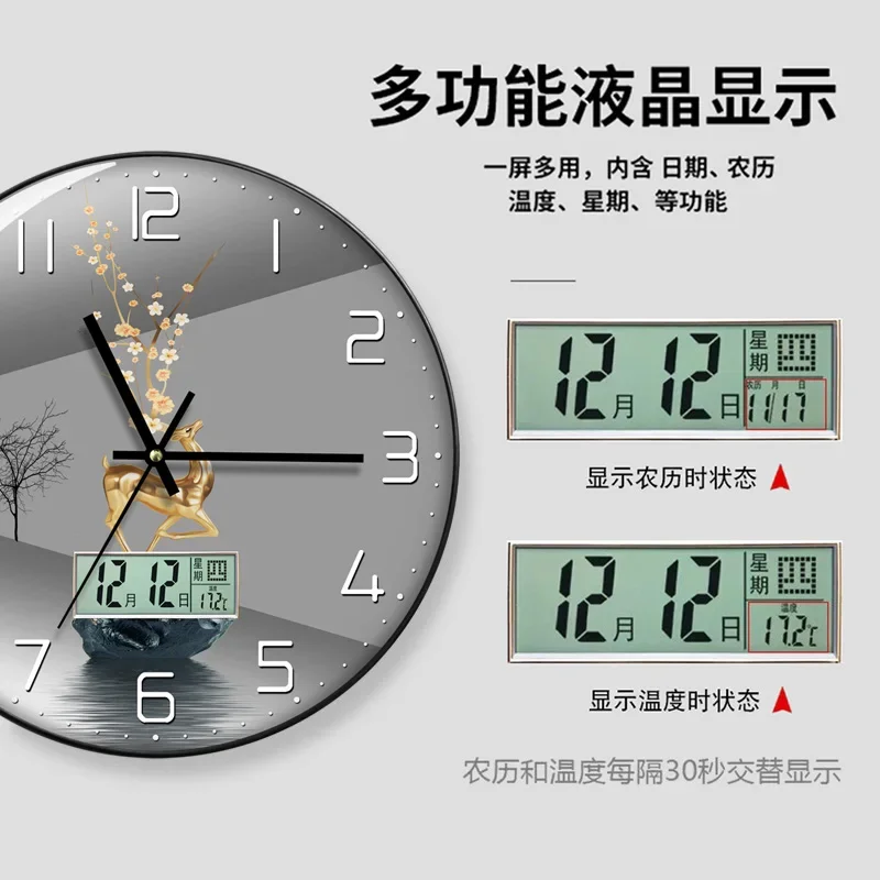 Watch Wall Clock Living Room w - Luxury Lifestyle Watches recension och pris