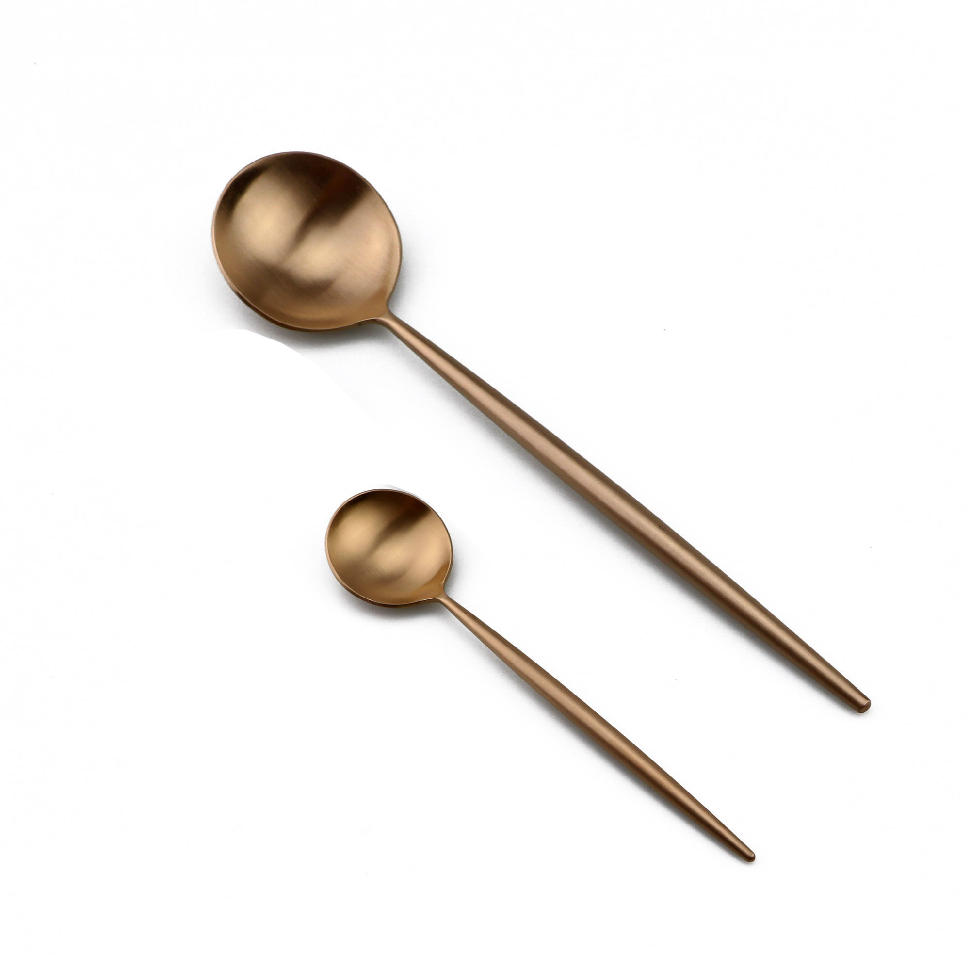 24-Pcs Rose Gold Cutlery Set W - Gold Plated Cutlery recension och pris