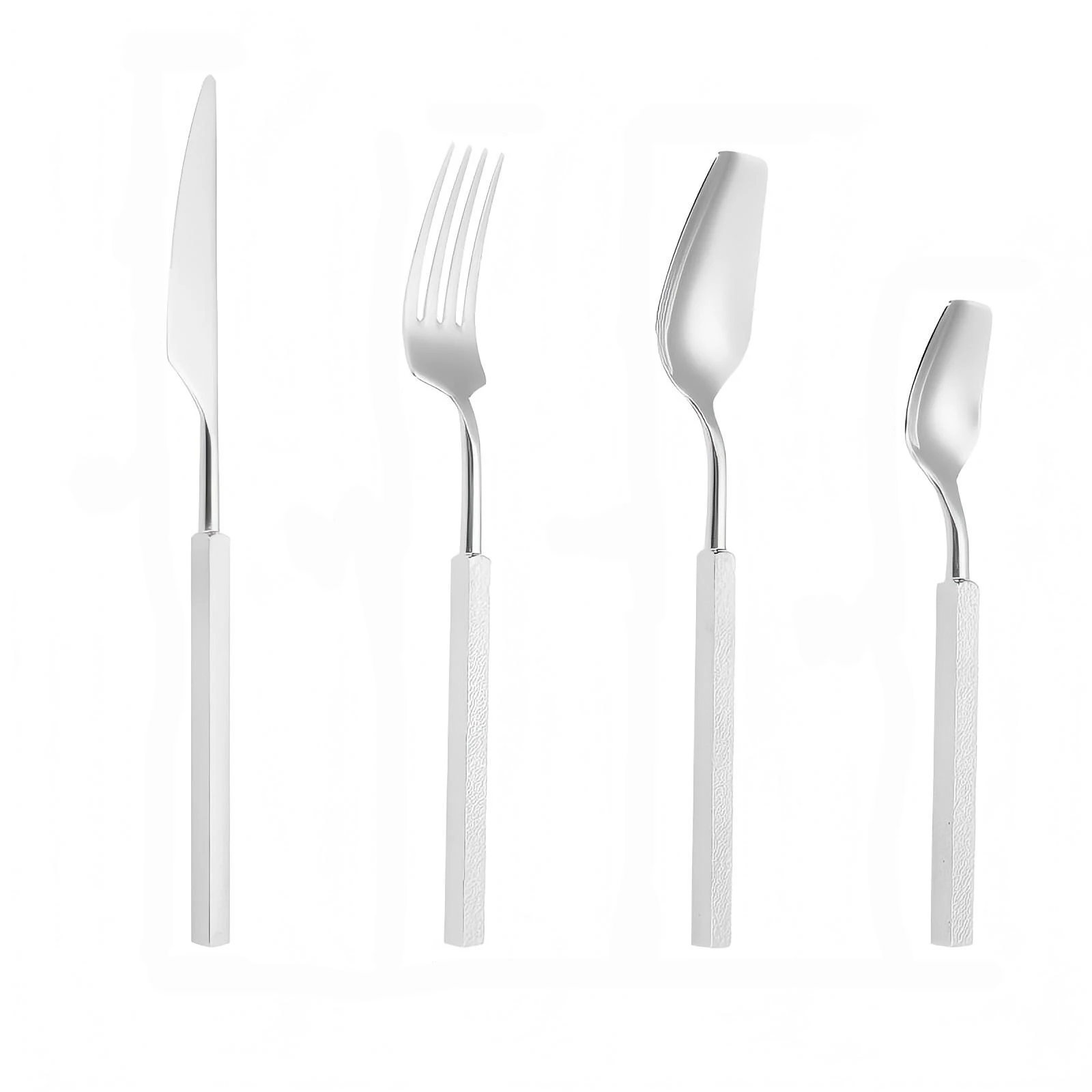 4pcs Luxury Cutlery Set Wester - Gold Plated Cutlery recension och pris