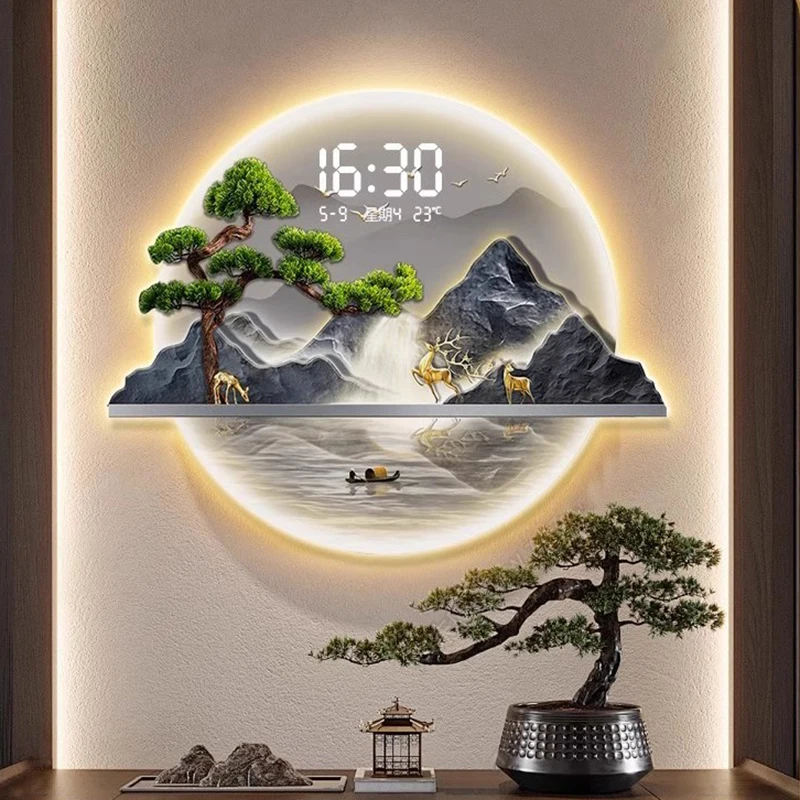 Chinese Style Design Wall Cloc - Luxury Lifestyle Living recension och pris