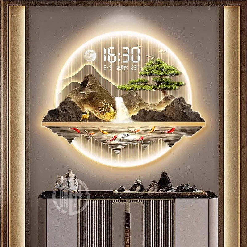 Chinese Style Design Wall Cloc - Luxury Lifestyle Living recension och pris