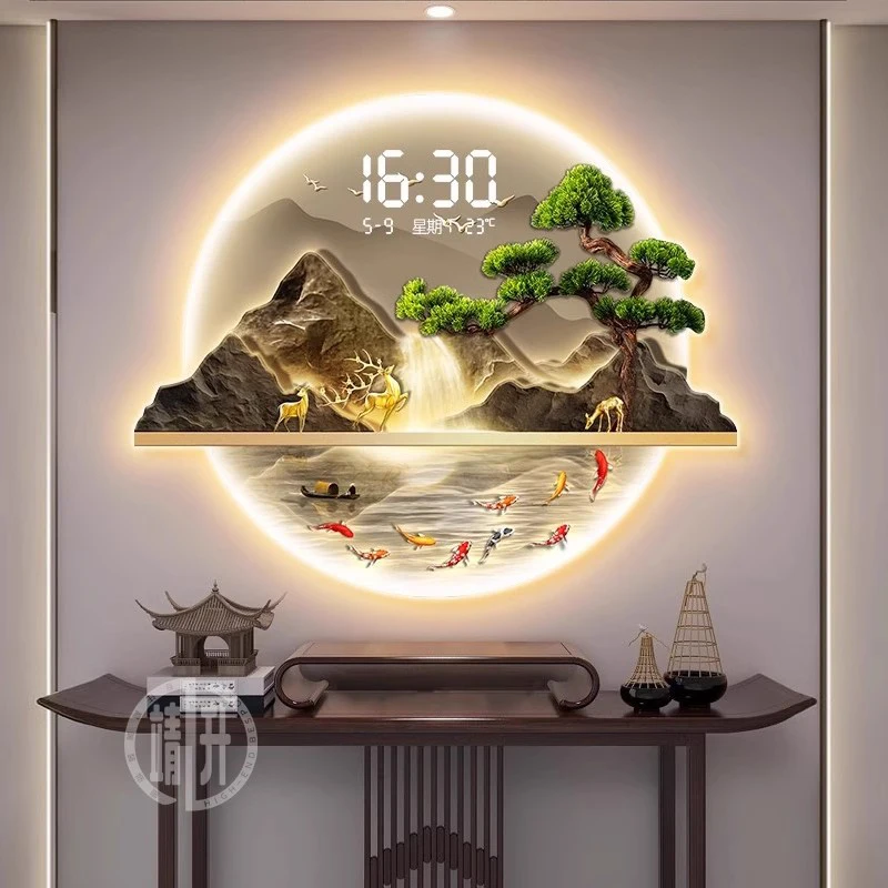 Chinese Style Design Wall Cloc - Luxury Lifestyle Living recension och pris