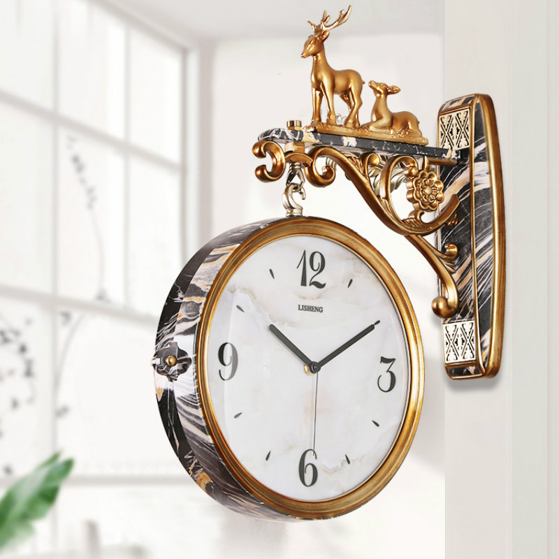 Double Sided Luxury Wall Clock - Luxury Lifestyle Watches recension och pris