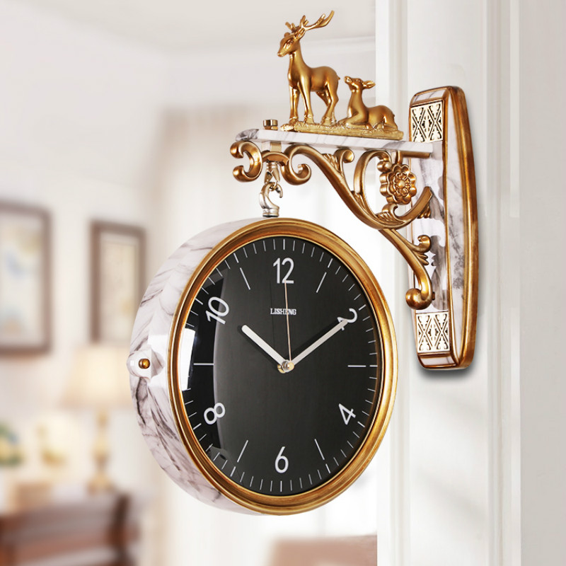 Double Sided Luxury Wall Clock - Luxury Lifestyle Watches recension och pris