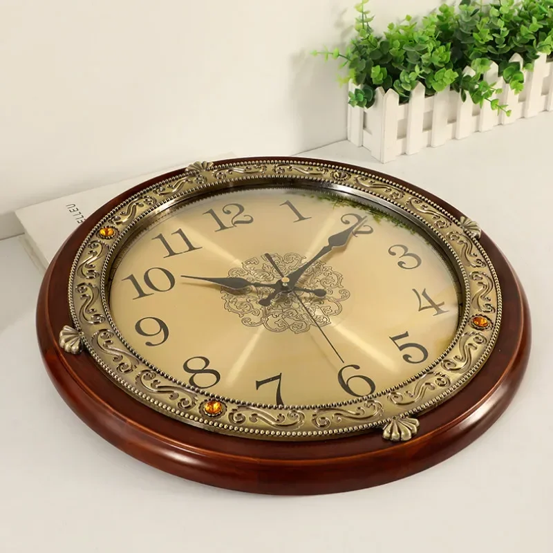 Luxury Wood Wall Clock Metal R - Luxury Lifestyle Watches recension och pris