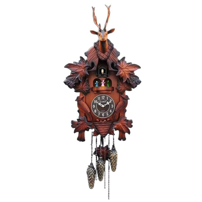 Cuckoo Wall Clock Solid Wood C - Luxury Lifestyle Living recension och pris
