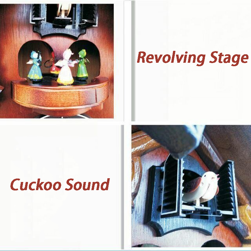 Cuckoo Wall Clock Solid Wood C - Luxury Lifestyle Living recension och pris