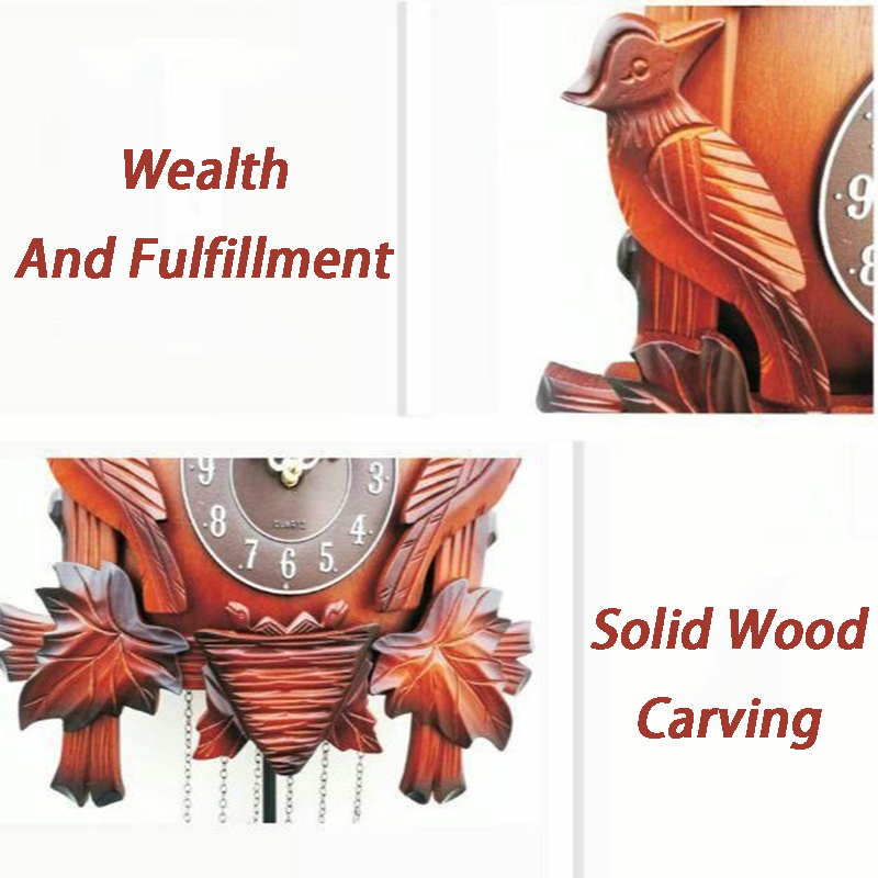 Cuckoo Wall Clock Solid Wood C - Luxury Lifestyle Living recension och pris