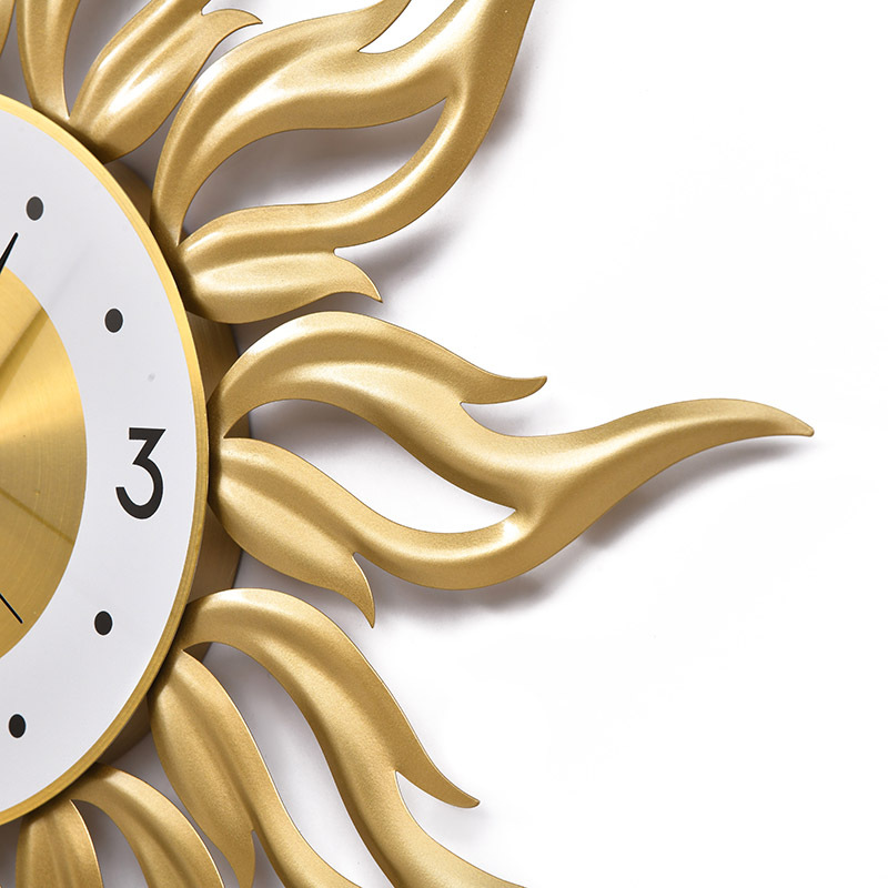 Nordic Gold Wall Clock Living  - Luxury Lifestyle Living recension och pris