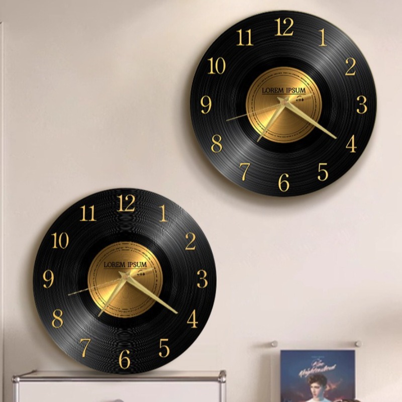 Vintage Wall Clock with Light  - Luxury Lifestyle Living recension och pris