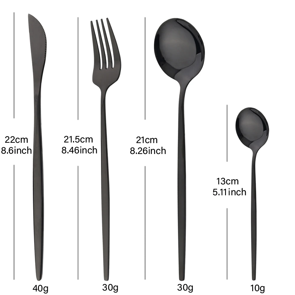 16Pcs Gold Dinnerware Stainles - Gold Plated Cutlery recension och pris
